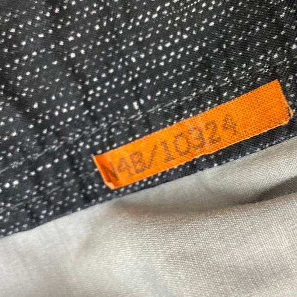 Hang Ten Board Shorts Swim Trunks Surf Gray Striped Size 34 Embroidered Logo - Picture 5 of 11